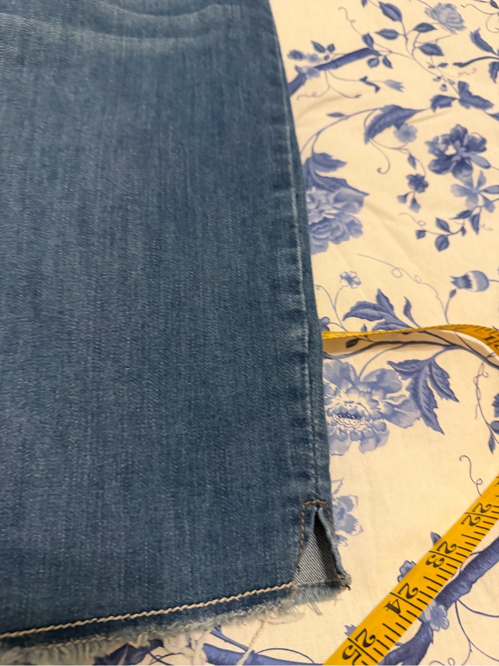 Baccini Blue Denim Midi Skirt - Picture 4 of 7